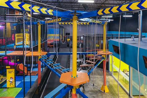 Urban air trampoline - Urban Air's indoor adventure park is a destination for the whole family with adventures for all ages, come see us in San Antonio (NE), TX! ... TRAMPOLINE & ADVENTURE PARK. Open Play Hours: Next 7 Days. Sunday / 03-17 . 11:00 am - 8:00 pm. Monday / 03-18 ...